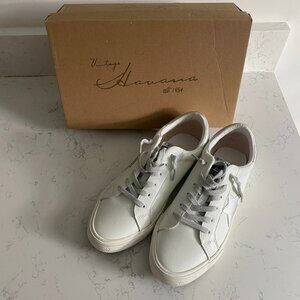 NWT Vintage Havana Women's Mighty White Silver Multi Sneakers Size 8.5 Fall